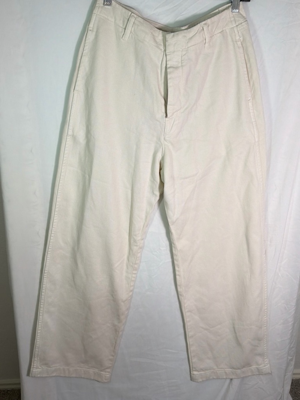 Zara women’s Light Cream Chino Pants